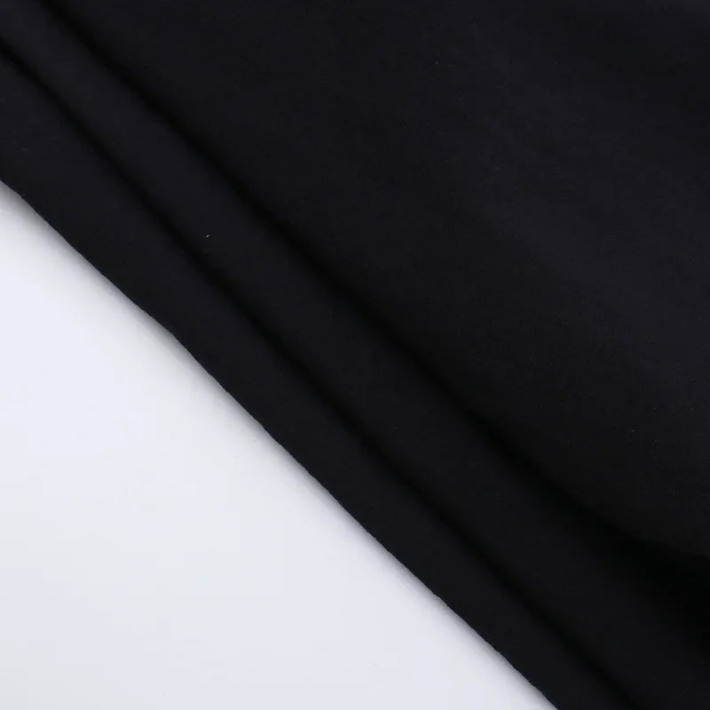 Goth Dark Kawaii Black Tiered Skirts 90S Retro Irregular Hem Party Bottoms Mall Gothic Women Fashion Dragging Skirt Alt Clothing