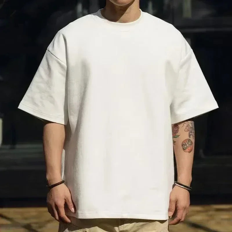 Gothic Font T-Shirt 2D Metal Effect Graphic Tee, Black Streetwear Bold Letter Print Tops for Men Women Casual men clothing